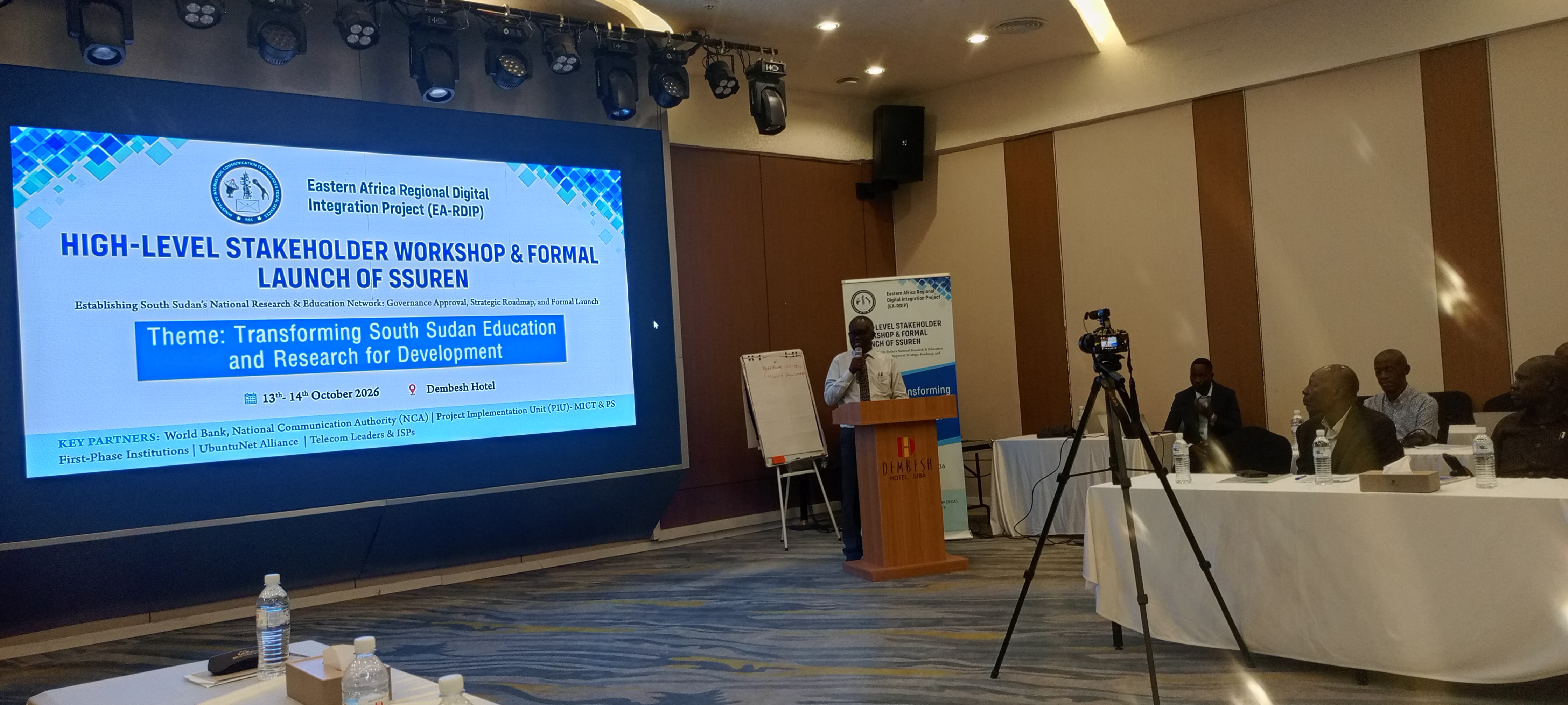BUP took part in the launching of a High Level Stakeholders Workshop for  establishment of South Sudan Research and Education Network(SSUREN)